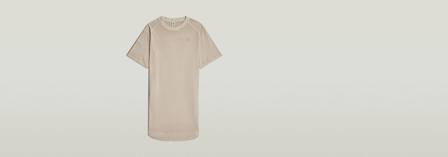 robe t-shirt ample à manches raglan surteinte