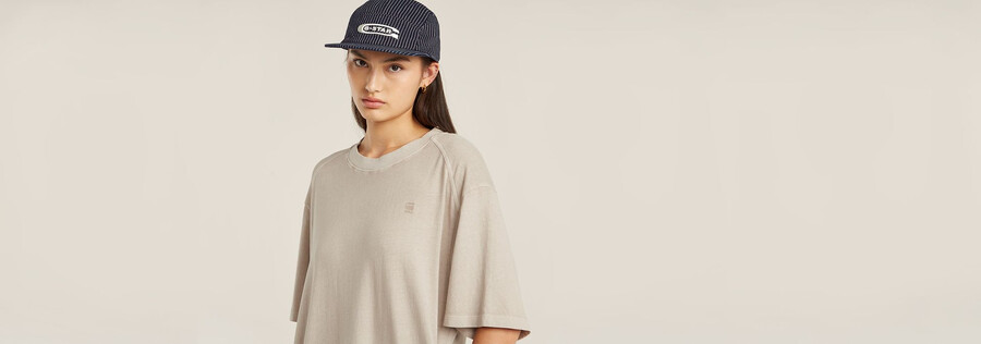 robe t-shirt ample à manches raglan surteinte