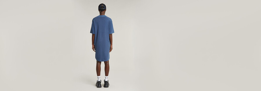 robe t-shirt ample à manches raglan surteinte