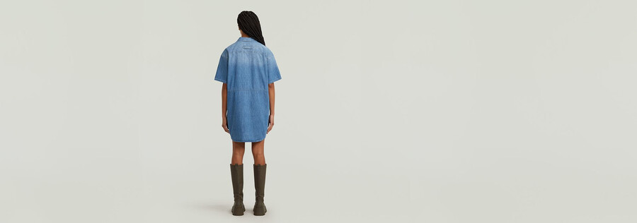 robe décontractée à cordon de serrage