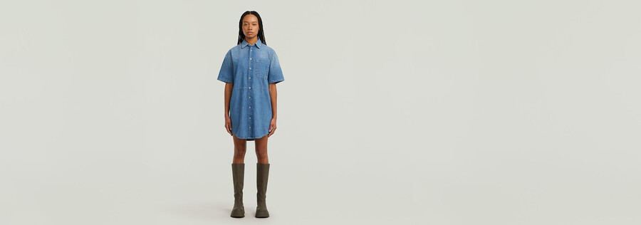 robe décontractée à cordon de serrage