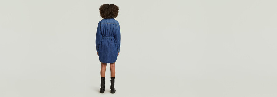 robe chemise ceinturée