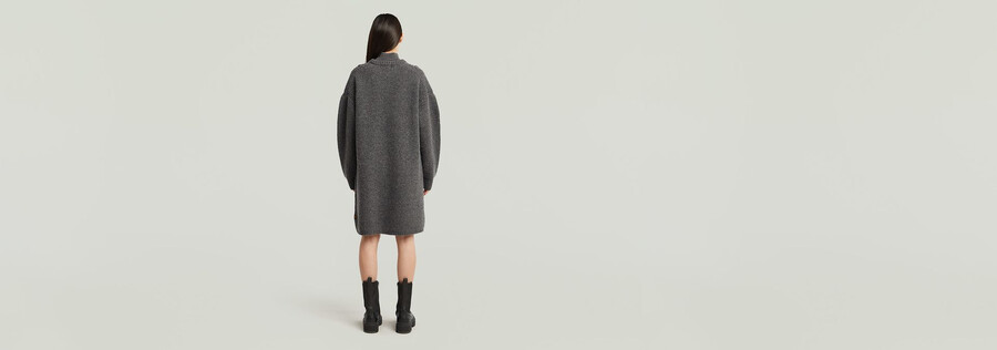 robe en maille torsadée