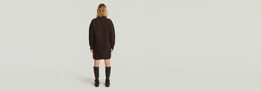 robe en maille torsadée ample