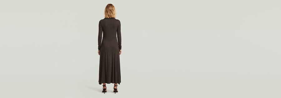 robe drapée en jersey