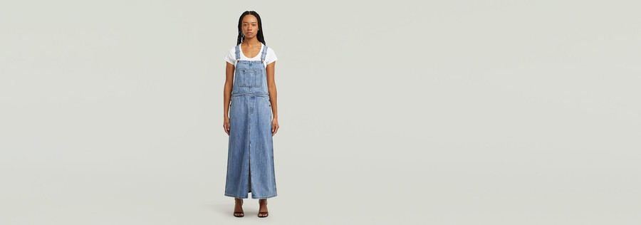 robe salopette maxi patineuse