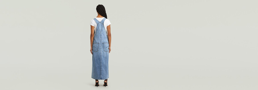 robe salopette maxi patineuse