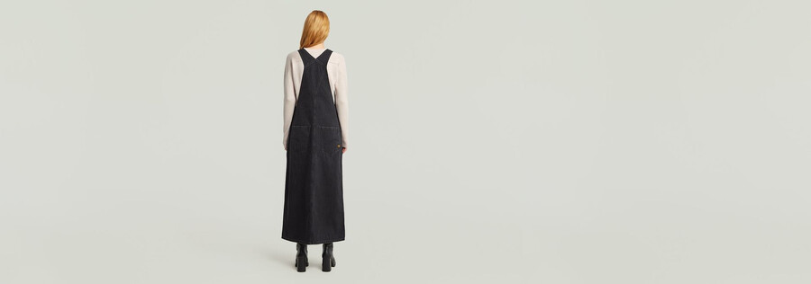 robe salopette maxi patineuse