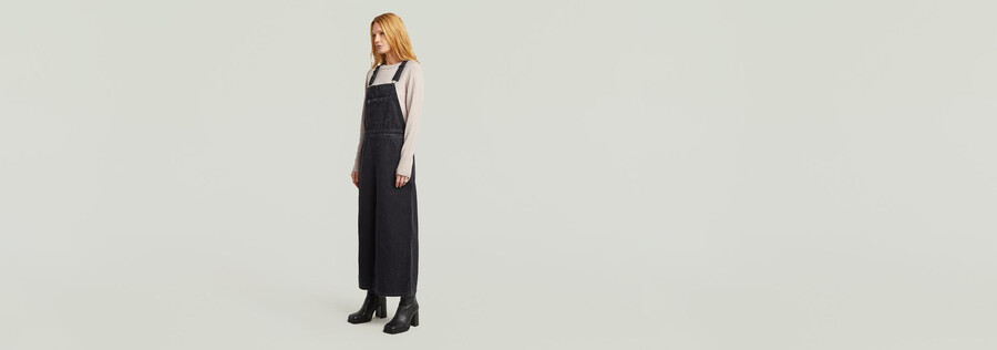 robe salopette maxi patineuse