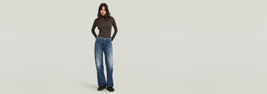 jean judee taille basse ample