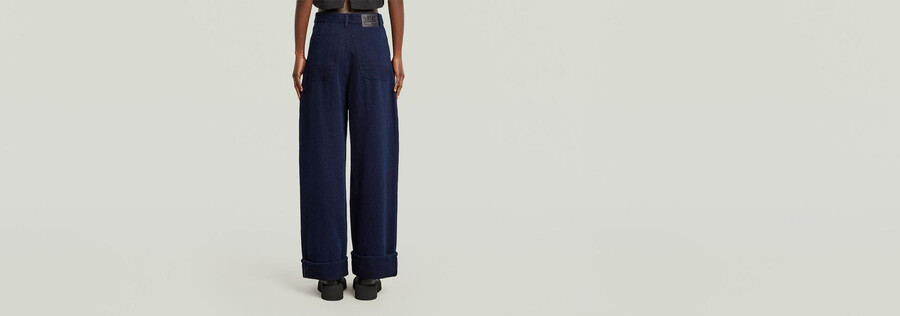 jean ample taille haute roos