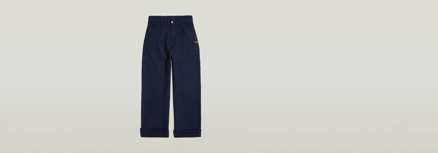 jean ample taille haute roos