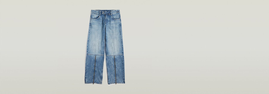jean judee biker taille basse ample