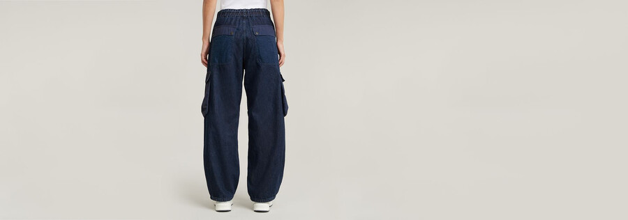 mélange de tissus cocoon jeans