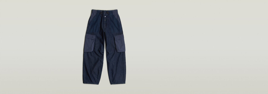 mélange de tissus cocoon jeans