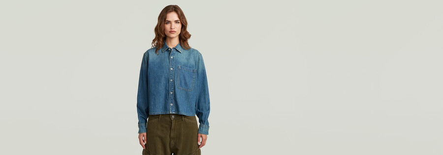 chemise ample à une poche