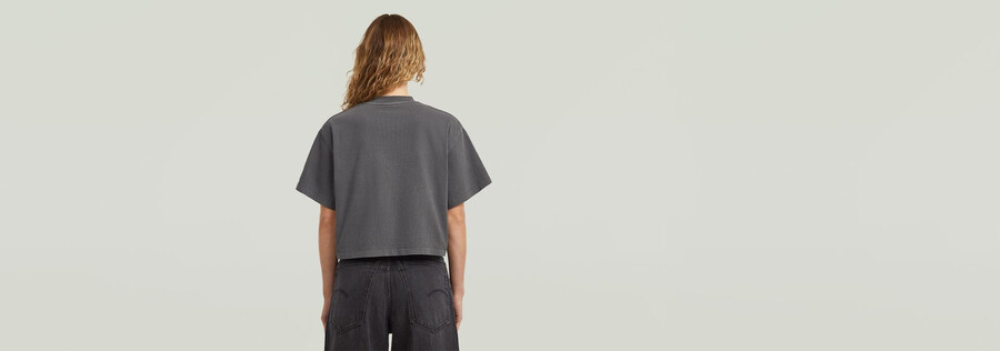 t-shirt ample délavé