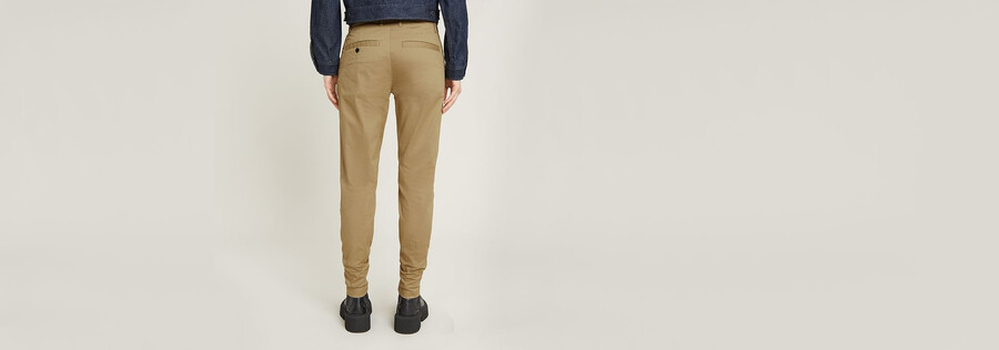 chino skinny taille mi-haute bronson
