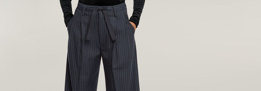 pantalon à sac en papier
