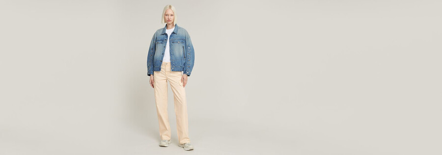pantalon cargo taille basse judee