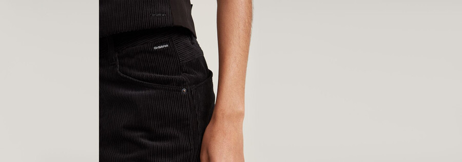 pantalon cargo en velours côtelé 3d boyfriend