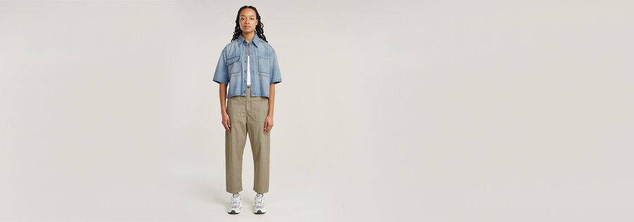 pantalon pilote court