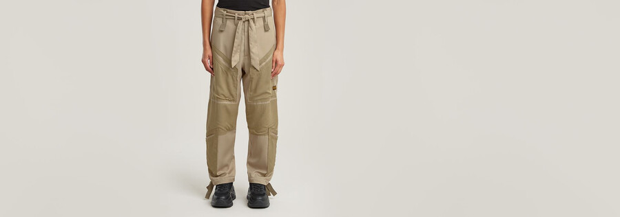 pantalon cargo ton sur ton