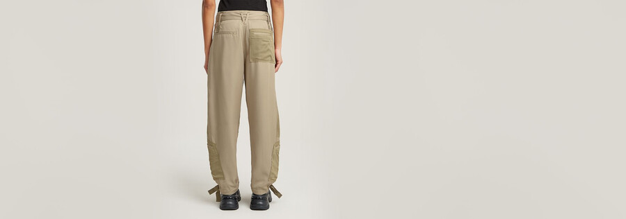 pantalon cargo ton sur ton