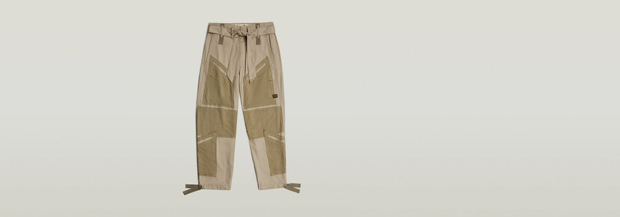 pantalon cargo ton sur ton