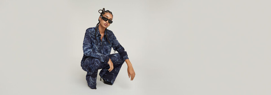 pantalon fluide à jambes larges