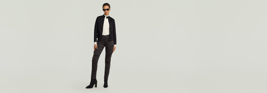 pantalon cargo slim