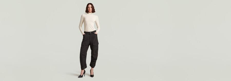 pantalon cargo boyfriend 3d