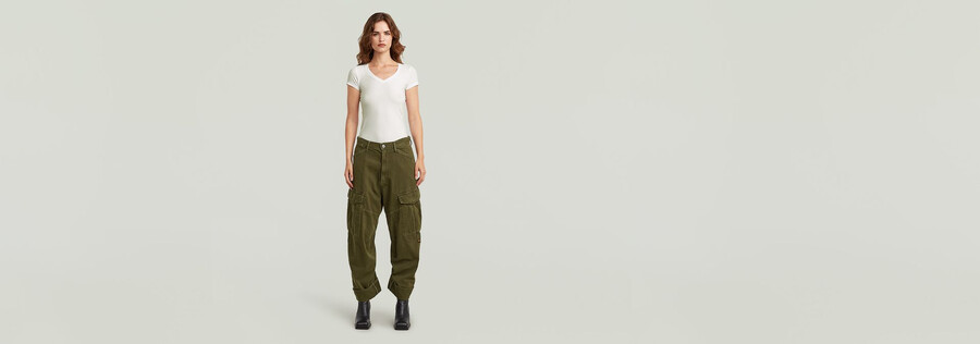 pantalon cargo boyfriend 3d