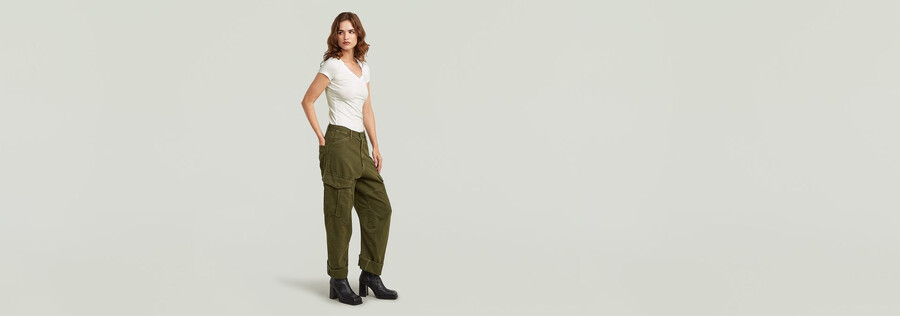 pantalon cargo boyfriend 3d