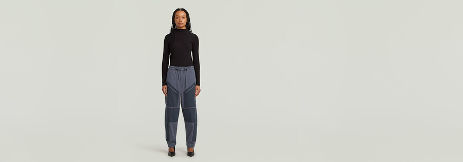 pantalon cargo ton sur ton