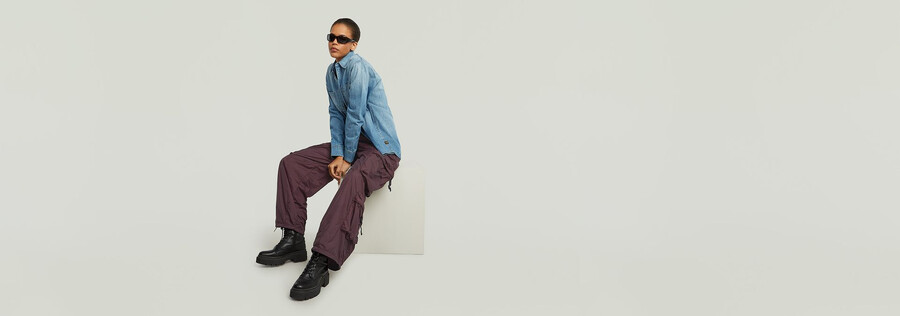 pantalon cargo ballon multipoches