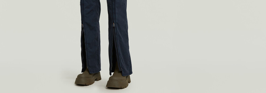 pantalon judee à fermeture éclair