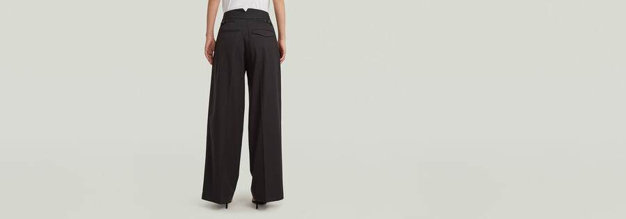 pantalon à sac en papier