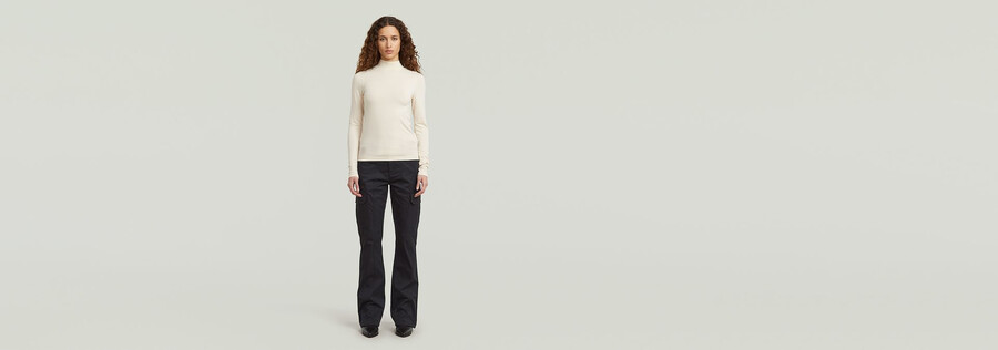 pantalon bootcut de vacances