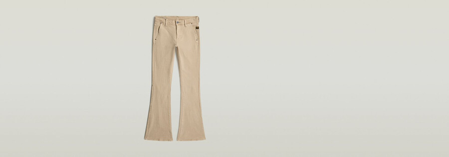 3301 flare chino
