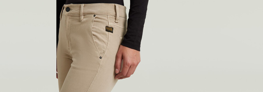 3301 flare chino