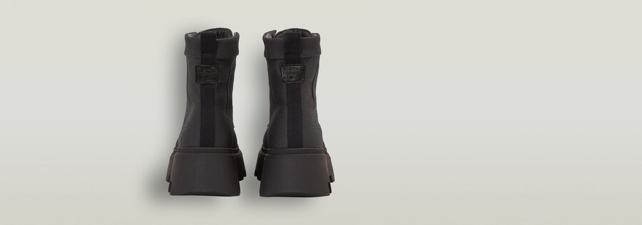 bottes hautes en toile kate ii