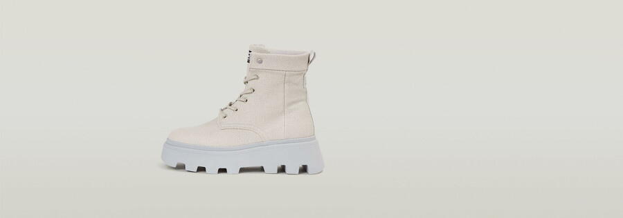 bottes hautes en toile kate ii
