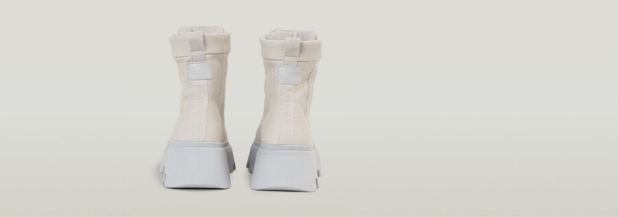 bottes hautes en toile kate ii