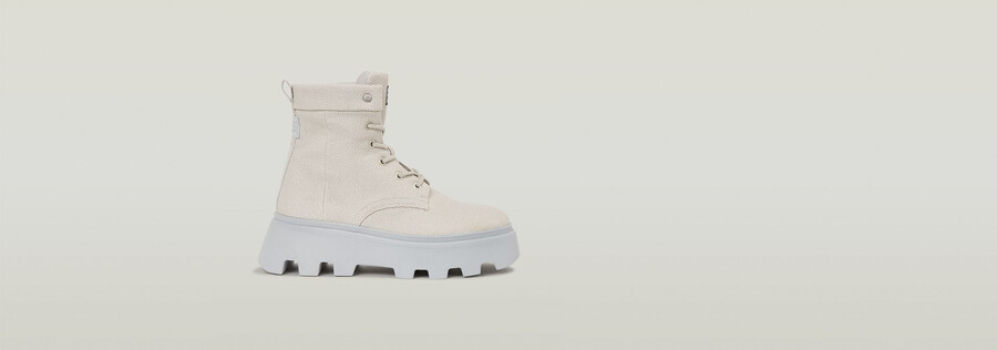 bottes hautes en toile kate ii
