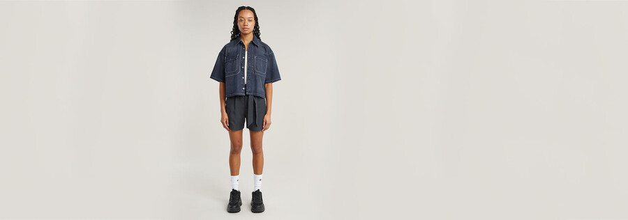 short en papier