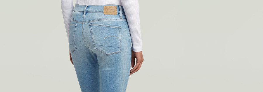 jean skinny taille haute 3301