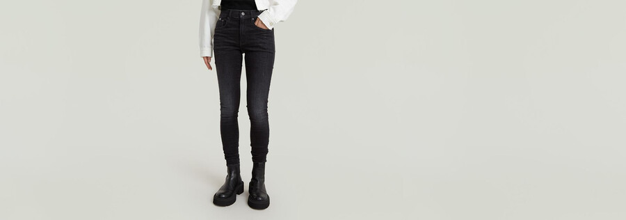 jean skinny taille haute 3301