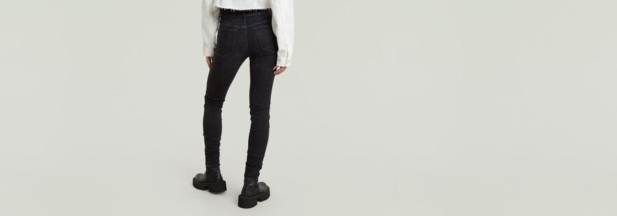 jean skinny taille haute 3301