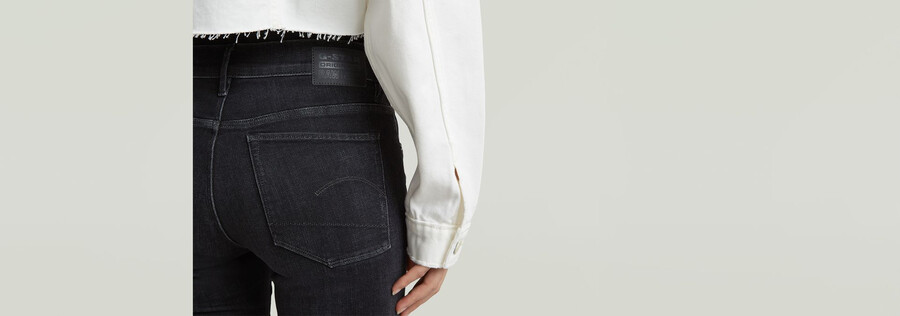 jean skinny taille haute 3301